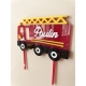 Cake topper personnalisé acrylique, camion de pompier
