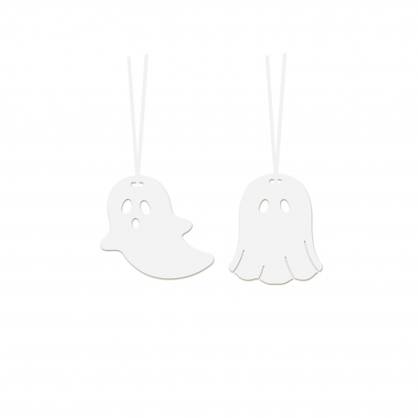 Décoration arbre d'Halloween, suspensions fantômes