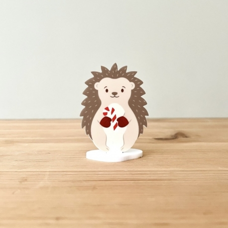 Village miniature de Noël, Simon le petit hérisson