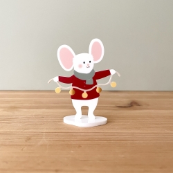 Village miniature de Noel, Suzy la souris