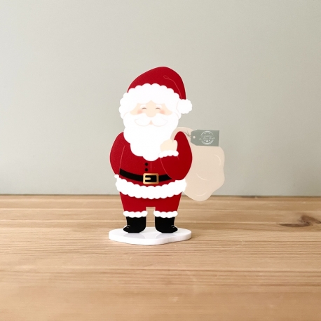 Le Père Noël figurine miniature Mini monde de Noël