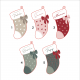 Boule de Noël personnalisée, Chaussettes de famille