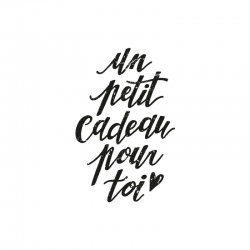 Tampon festivité un petit cadeau pour toi décoration cadeau