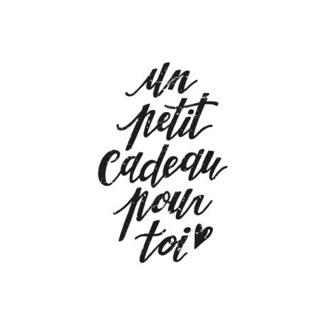 Tampon festivit&eacute; un petit cadeau pour toi d&eacute;coration cadeau