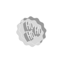 Emporte-pièce de Noël message Oh oh oh