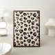 Affiche originale en plexiglas motif léopard, décoration murale