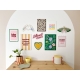 Composition murale colorée et fun, décorez votre maison avec style