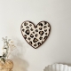 Décoration joli coeur motif léopard, décoration maison tendance