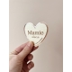 Cadeau fête des grand-mères, magnet coeur personnalisé