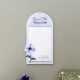 Tableau mémo effaçable, cadeau mamie thème fleur anémone