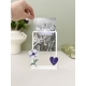 Cadre photo plexiglas anémone, cadeau personnalisé grand-mère