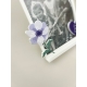 Cadre photo plexiglas anémone, cadeau personnalisé grand-mère