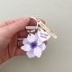 Porte-clé personnalisé anémone, cadeau mamie