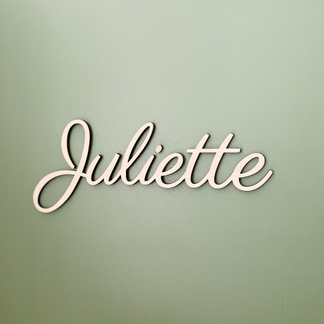 Enseigne prénom en bois à personnaliser, cadeau naissance