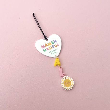 Bijou de voiture personnalisé et coloré Maman magique, cadeau maman