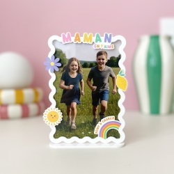 Cadre photo à personnaliser, cadeau fête des mères