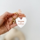 Cadeau personnalisé maman, porte-clés grigri