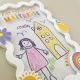 Magnet aimanté pour frigo dessin enfant, cadeau original nounou