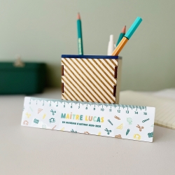 Cadeau à personnaliser pour maitre, règle en plexiglas