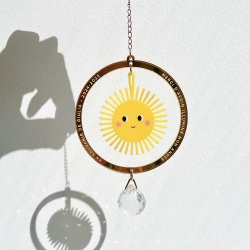 Sun catcher personnalisé pour fin d'année, cadeau maitresse ou nounou