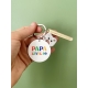 Porte-clés coloré et personnalisé pour papa gaming