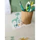 Organisateur de bureau personnalisé enfant thème dinosaure