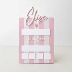 Pancarte premier jour d'école, photo souvenir enfant