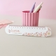 Règle en plexiglas personnalisée, motif florale Liberty