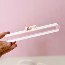 Règle de lecture en plexiglas, apprendre à lire facilement