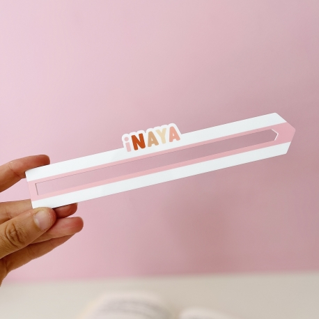 Règle de lecture en plexiglas, apprendre à lire facilement