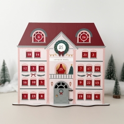 Calendrier de l'Avent unique et artisanal, Le Grand hôtel en bois