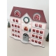 Calendrier de l'Avent en bois, Le Grand hôtel mini village Noël