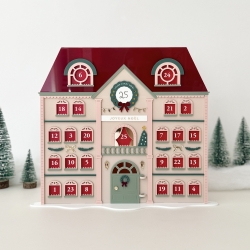 Calendrier de l'Avent original en plexiglas Le Grand hôtel