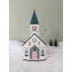 Décoration de Noël originale en bois, Chapelle de Noël