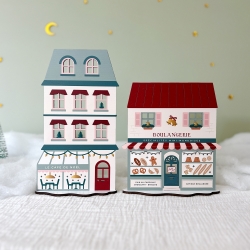 Bâtiments en bois pour village de Noël