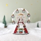 Scènette marche de Noël, la Grande roue en bois