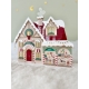 Mini monde de Noël, maison de Noël à poser