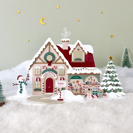 Village de Noël en plexiglas, L'univers enchanté du Père Noël