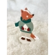 Figurine village de Noël, Gaspard le renard