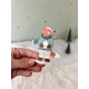 Figurine village de Noël, Gaspard le renard
