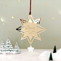 Boule de Noël étoiles