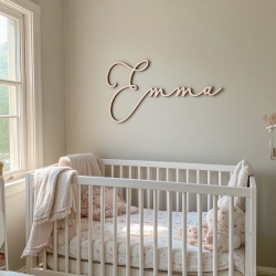 Prénom en bois personnalisé, enseigne prénom chambre enfant
