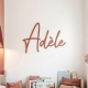 Enseigne prénom en bois peint, décoration chambre enfant